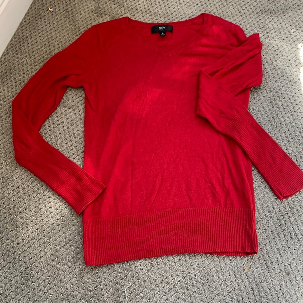 Red sweater